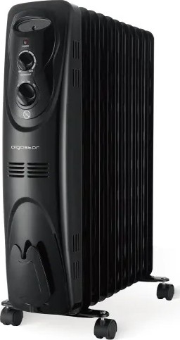 Aigostar - Oljeradiator med 11 ribbor, 2300 W/230 V, svart