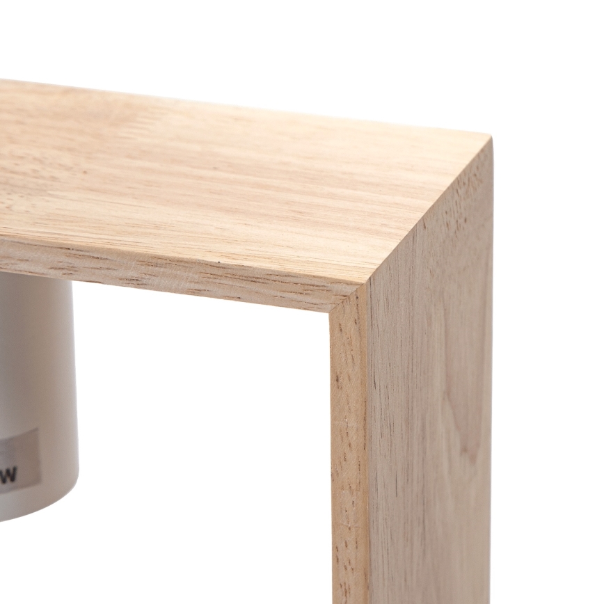 Aigostar - Pendellampa med kabel 1xE27/60W/230V beige