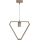 Aigostar - Pendellampa med sladd 1xE27/60W/230V beige