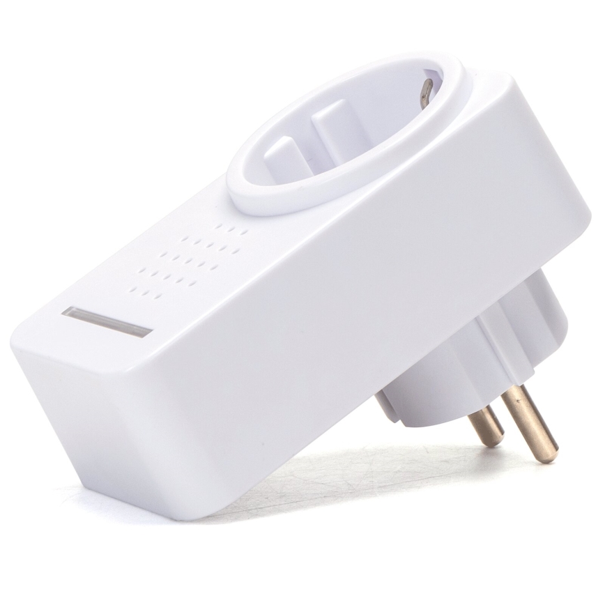 Aigostar - Plugin trådlös dörrklocka 1Z 230V IPX4 vit