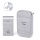 Aigostar - Plugin trådlös dörrklocka 230V/12V IP44 silver