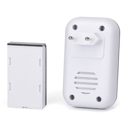 Aigostar - Plugin trådlös dörrklocka 230V IP44 silver