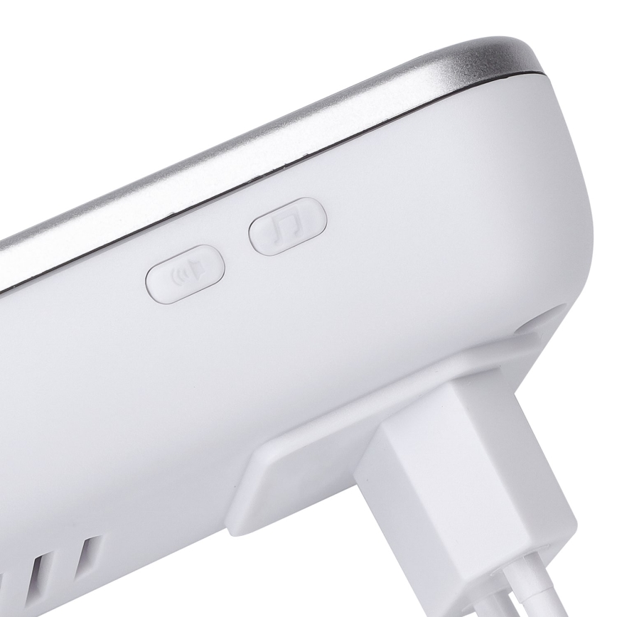 Aigostar - Plugin trådlös dörrklocka 230V IP44 silver