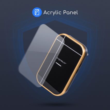 Aigostar - Plugin trådlös dörrklocka 230V IP44 svart