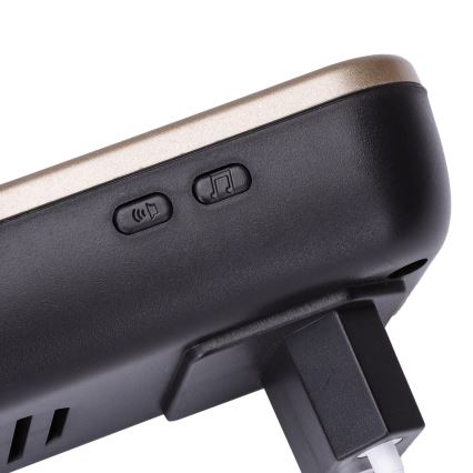 Aigostar - Plugin trådlös dörrklocka 230V IP44 svart