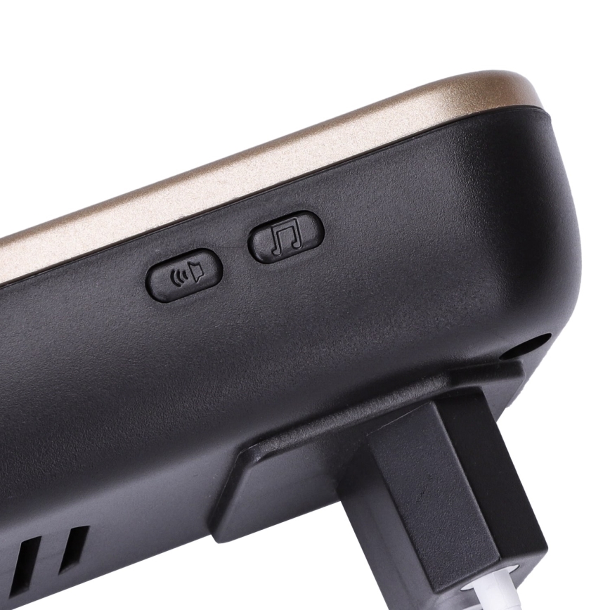 Aigostar - Plugin trådlös dörrklocka 230V IP44 svart