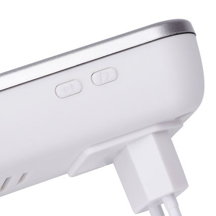 Aigostar - Plugin trådlös dörrklocka 230V IP44 vit