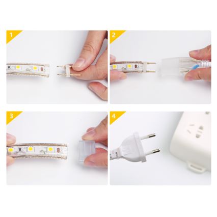 Aigostar - RGB LED-remsa 50m LED/350W/230V IP65