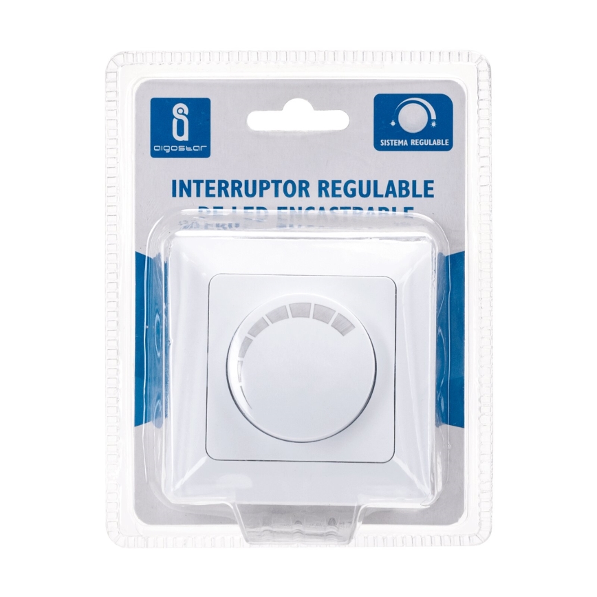 Aigostar - Roterande dimmer 110W/230V vit