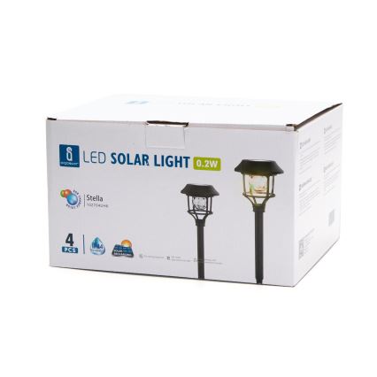 Aigostar - SET OM 4 LED RGB Solcellslampor LED/0,2W/2V 40 mAh IP44