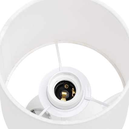 Aigostar - Skrivbordslampa med uttag 1xE27/60W/230V vit
