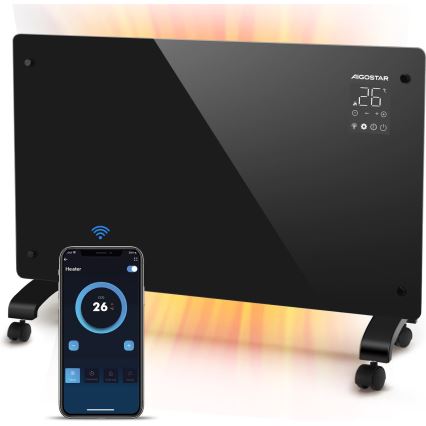 Aigostar - Smart elektrisk direktvärmare/konvektor 2000W Wi-Fi