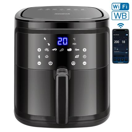 Aigostar - Smart varmluftsfritös 7l 1900W/230V/60min Wi-Fi