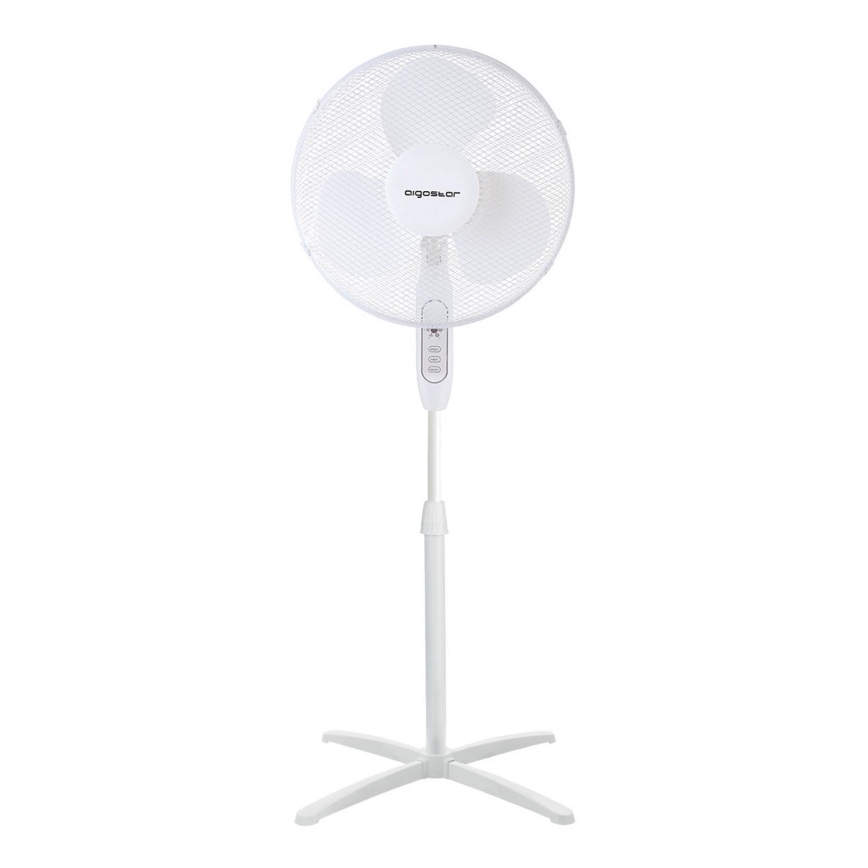 Aigostar - Stående fläkt 40W/230V 120 cm vit