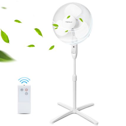 Aigostar - Stående fläkt 40W/230V 120 cm vit