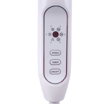 Aigostar - Stående fläkt 40W/230V 120 cm vit