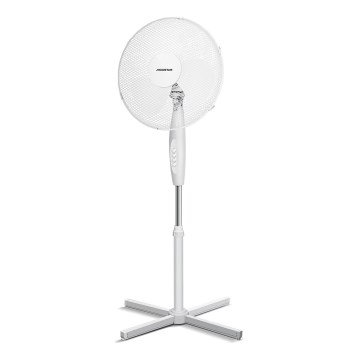 Aigostar - Stående fläkt 45W/230V 125 cm vit