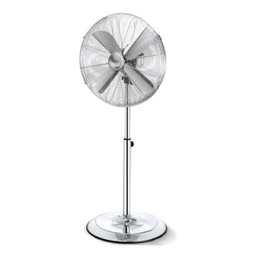 Aigostar - Stående fläkt 50W/230V 44,8 cm skinande krom