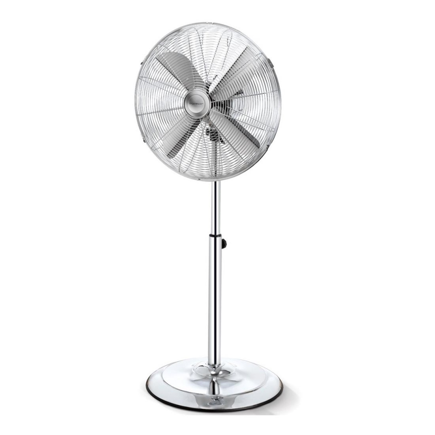 Aigostar - Stående fläkt 50W/230V 44,8 cm skinande krom