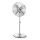 Aigostar - Stående fläkt 50W/230V 44,8 cm skinande krom
