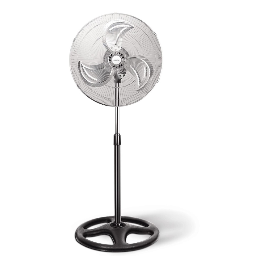 Aigostar - Stående fläkt 55W/230V skinande krom/svart