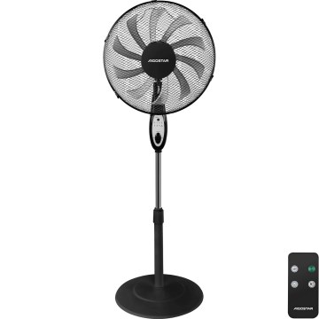 Aigostar - Stående fläkt 60W/230V svart + fjärrkontroll