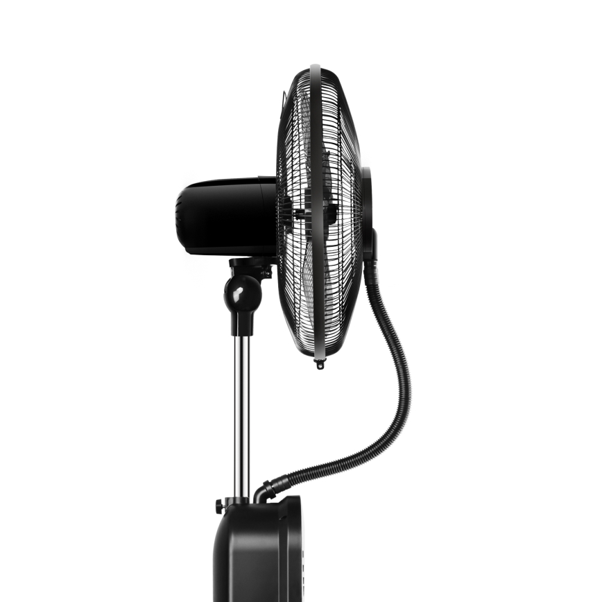 Aigostar - Stående fläkt med dimeffekt 95W/230V svart/grå + fjärrkontroll