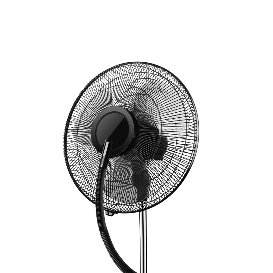 Aigostar - Stående fläkt med dimeffekt 95W/230V svart/grå + fjärrkontroll