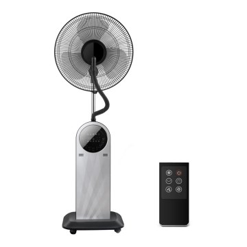 Aigostar - Stående fläkt med dimeffekt MIST 95W/230V + fjärrkontroll