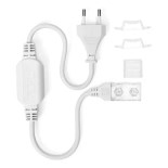 Aigostar - Strömförsörjning för LED-remsor 8 mm 600W/230V vit