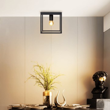 Aigostar - Taklampa 1xE27/40W/230V svart