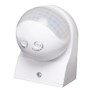 Aigostar - Utomhus infraröd rörelsesensor 230V IP44 vit