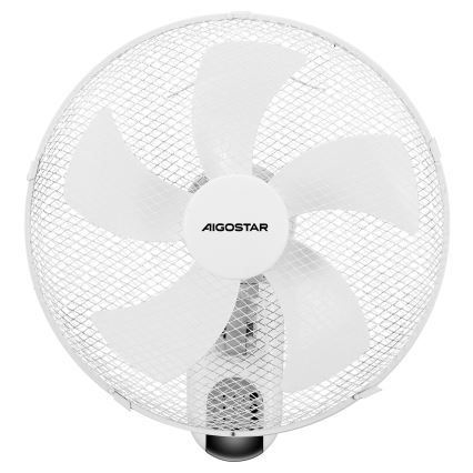 Aigostar -  Väggfläkt 45W/230V vit + fjärrkontroll