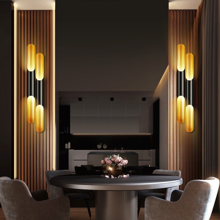 Aigostar - Vägglampa 4xE27/60W/230V