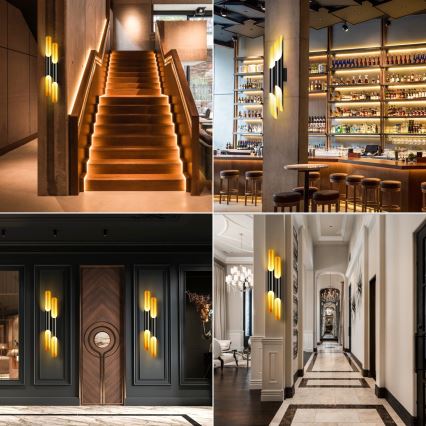 Aigostar - Vägglampa 4xE27/60W/230V