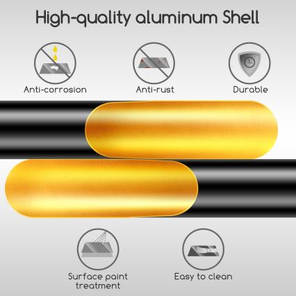 Aigostar - Vägglampa 4xE27/60W/230V