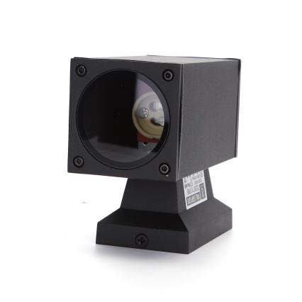 Aigostar - Vägglampa för utomhusbruk 1xGU10/230V svart IP65 vinklat