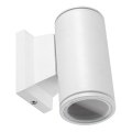 Aigostar - Vägglampa för utomhusbruk 1xGU10/230V vit IP65 rund