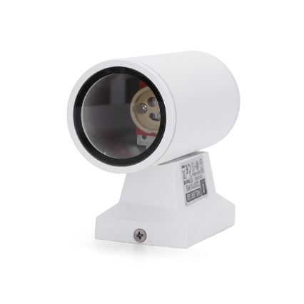 Aigostar - Vägglampa för utomhusbruk 1xGU10/230V vit IP65 rund