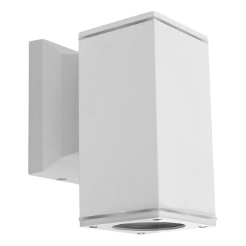 Aigostar - Vägglampa för utomhusbruk 1xGU10/230V vit IP65 vinklat