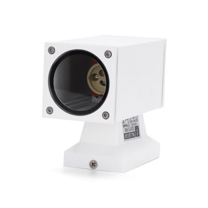 Aigostar - Vägglampa för utomhusbruk 1xGU10/230V vit IP65 vinklat