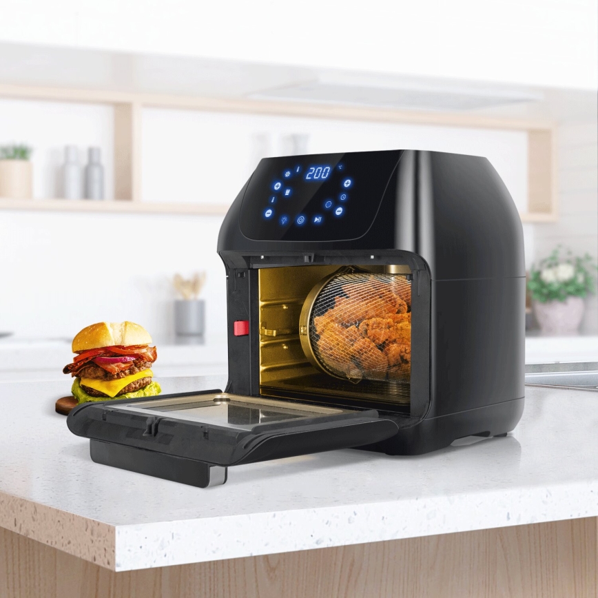 Aigostar - Varmlufts 1400W/230V 12l svart