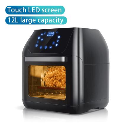 Aigostar - Varmlufts 1400W/230V 12l svart