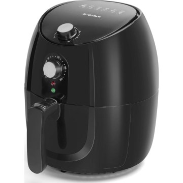Aigostar - Varmluftsfritös 1500W/230V 3,5l svart