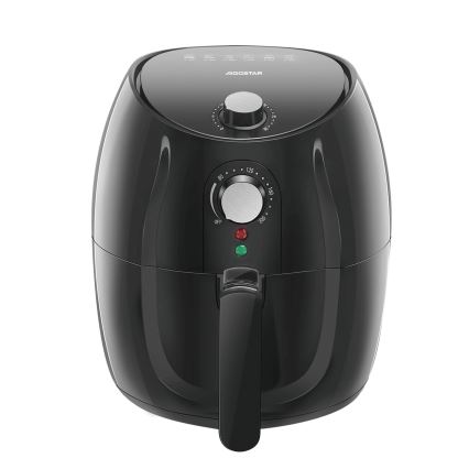 Aigostar - Varmluftsfritös 1500W/230V 3,5l svart