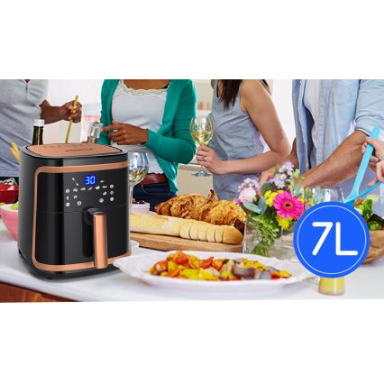 Aigostar - Varmluftsfritös 7l 1900W/230V