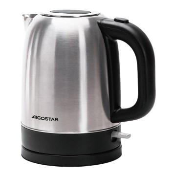 Aigostar - Vattenkokare 1,7l 2200W/230V matt krom