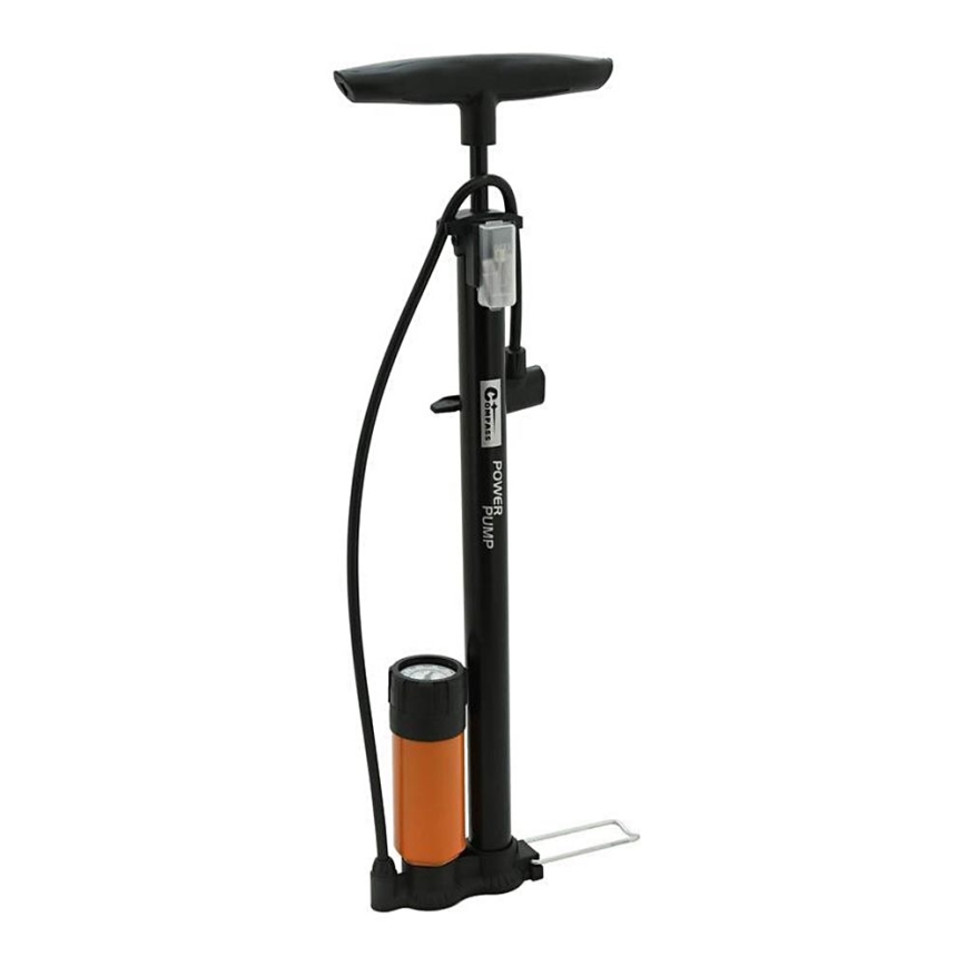 Air hand pump with pressure gauge