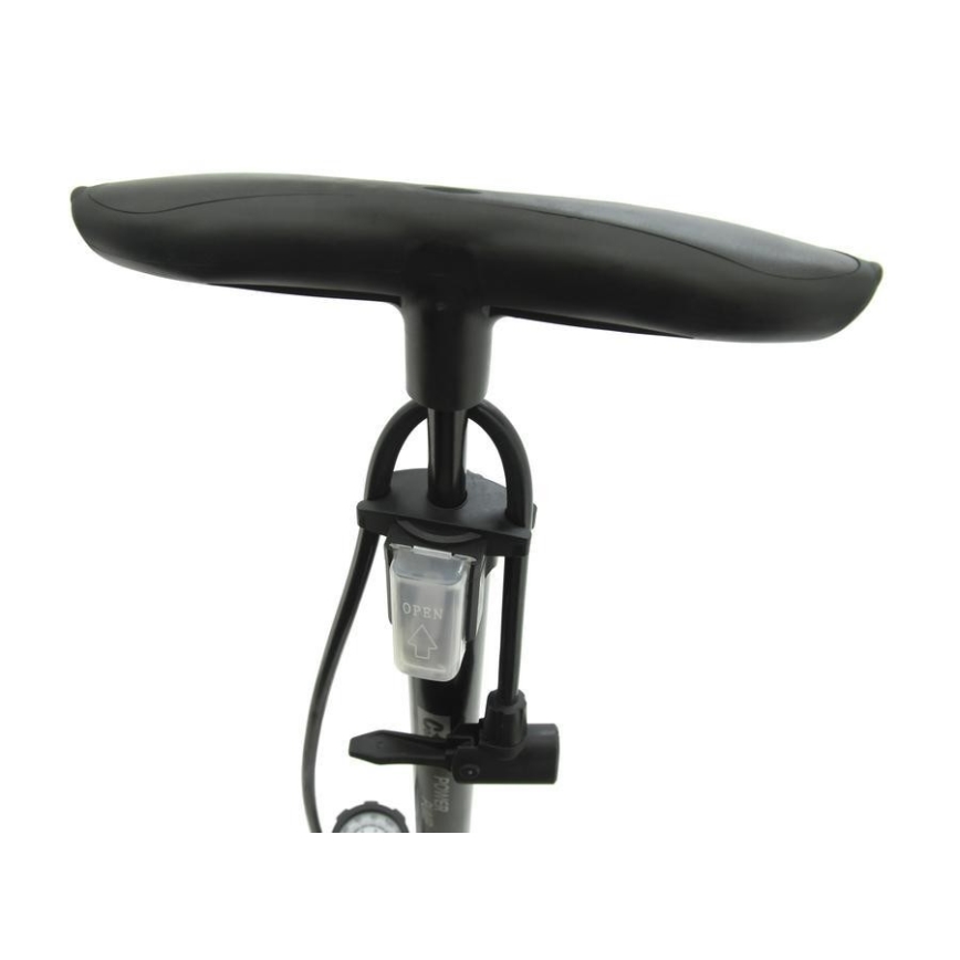 Air hand pump with pressure gauge