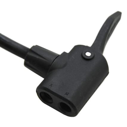 Air hand pump with pressure gauge